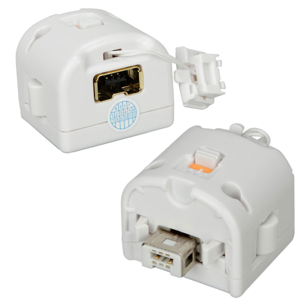 2xWhite Motion Plus MotionPlus Adapter Sensor for Nintendo WII Remote Controller eBay