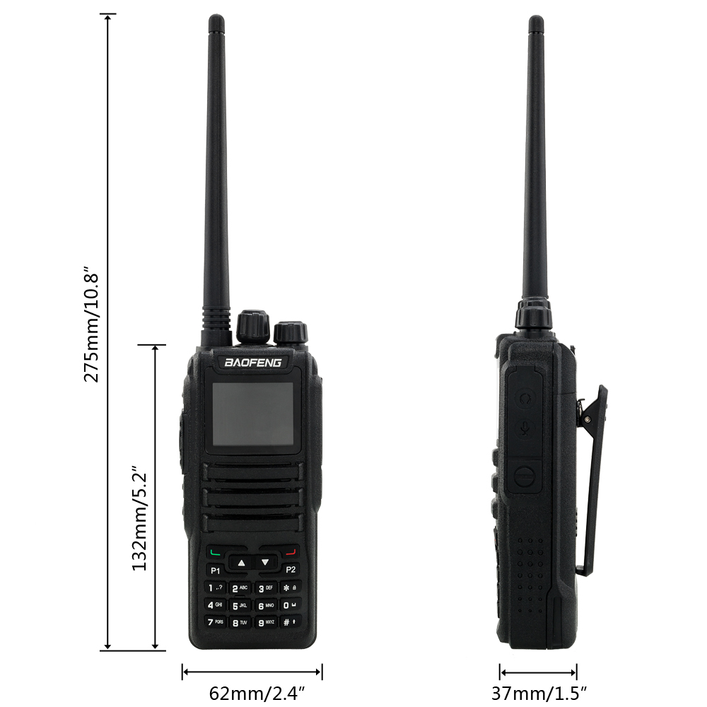 BAOFENG DM-1701 Tier II DMR Digital Two Way Radio Walkie Talkies Backlight LCD