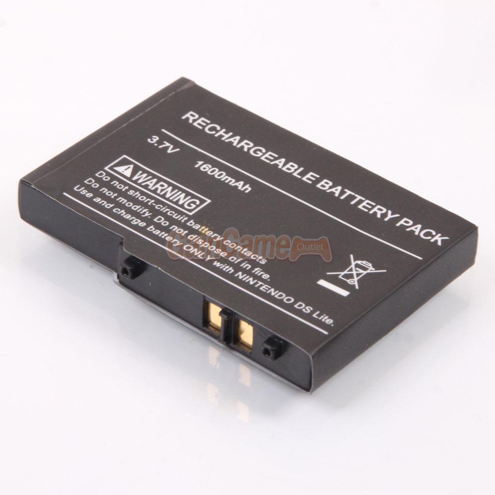 1600mAh Replacement Rechargeable Battery For Nintendo NDSL DSL DS Lite